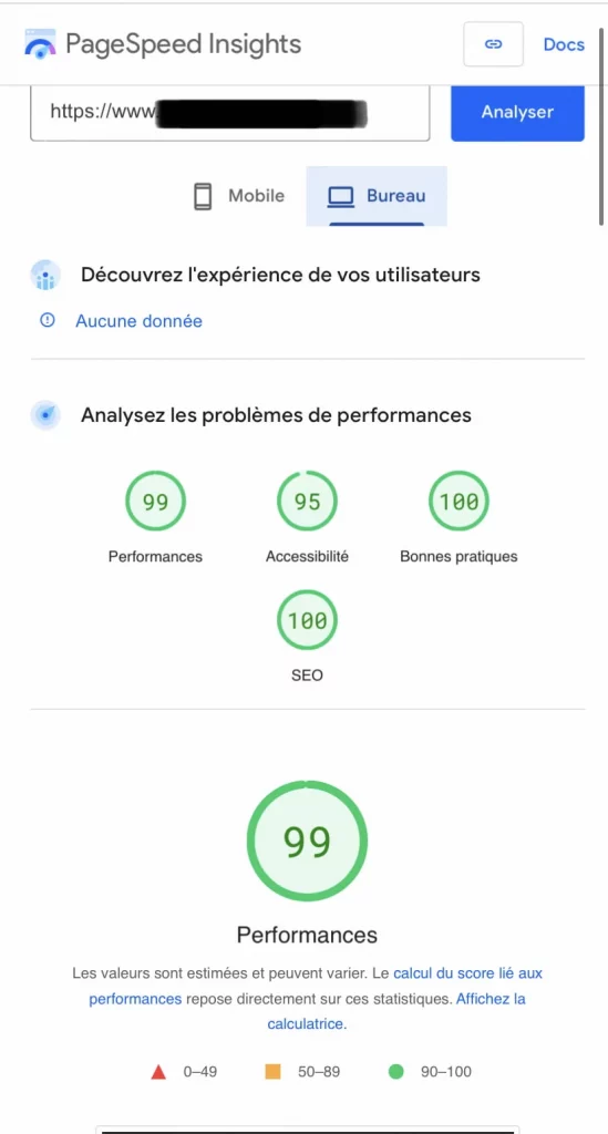 Correction de BUG et retouche de votre site