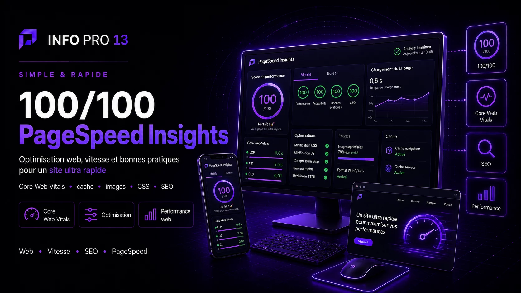 Comment obtenir 100/100 sur Google PageSpeed Insights ?