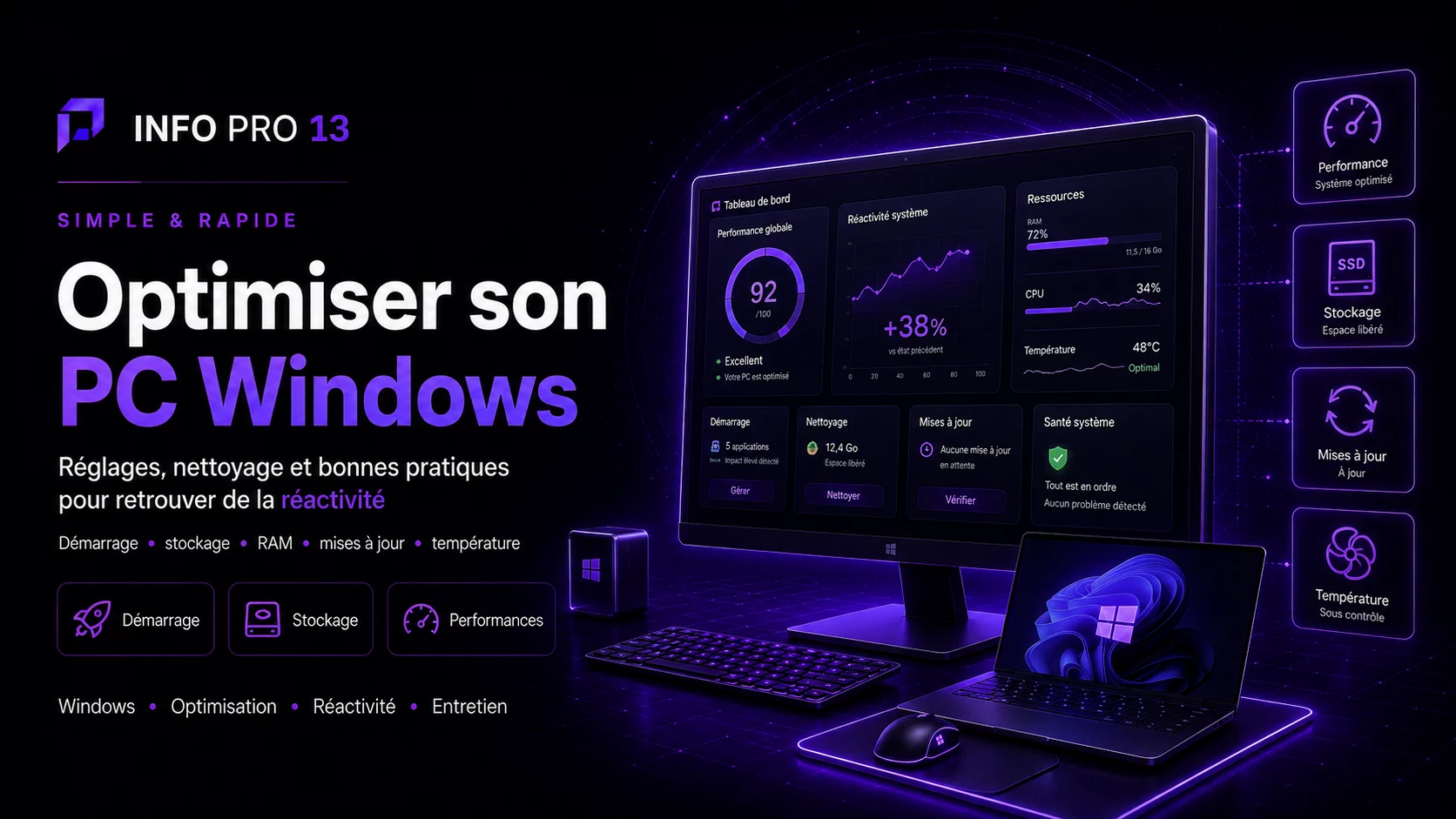 Comment optimiser son PC Windows sans l’abîmer ?