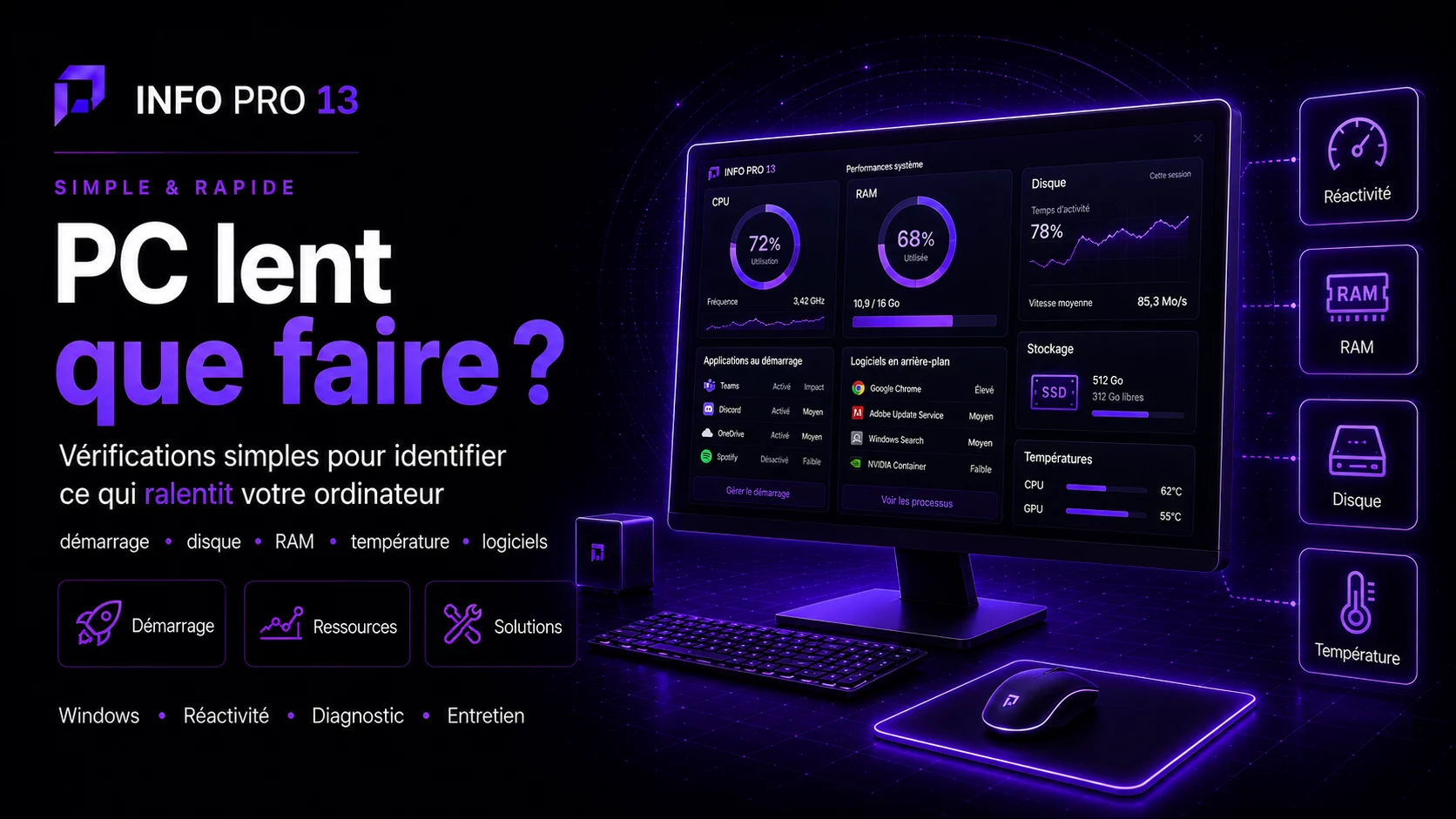 PC lent : que vérifier et comment l’accélérer ?
