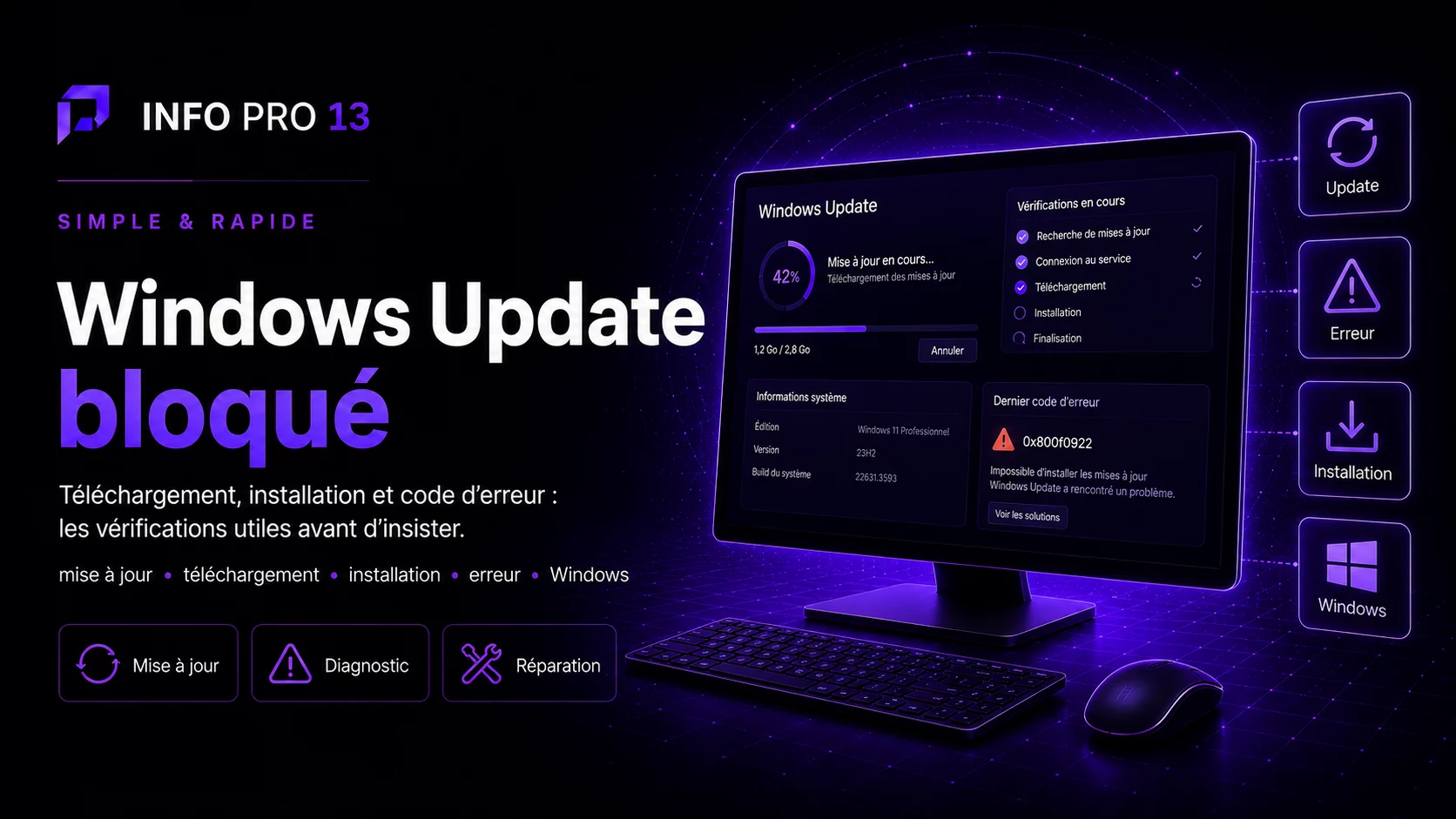 Windows Update bloqué : que faire sans casser Windows ?