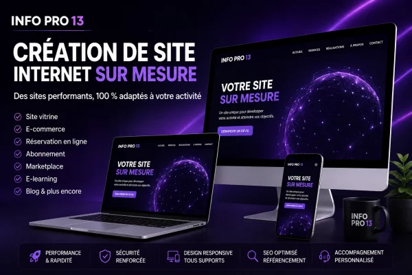 Création web sur mesure