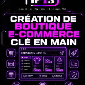 Création de boutique E-commerce clé en main