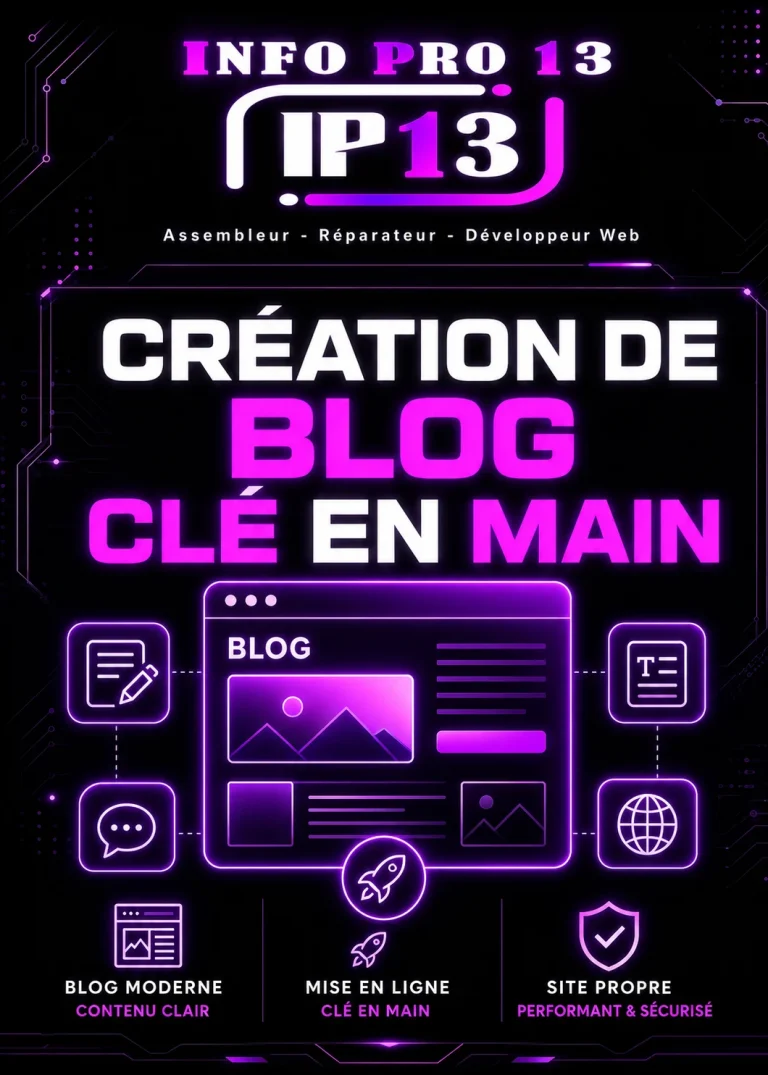 Création de Blog clé en main