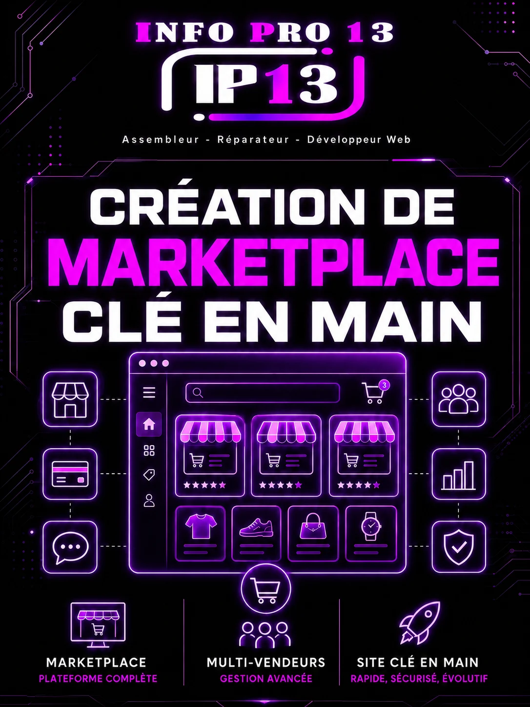 Création de marketplace clé en main