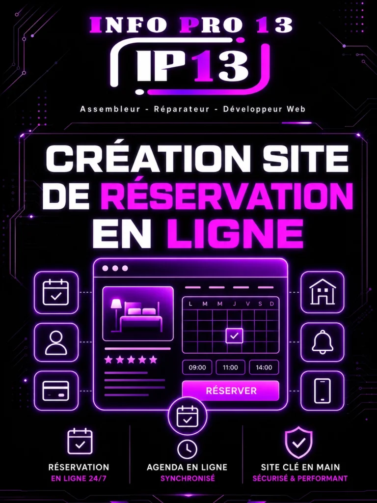 Création site de réservation en ligne
