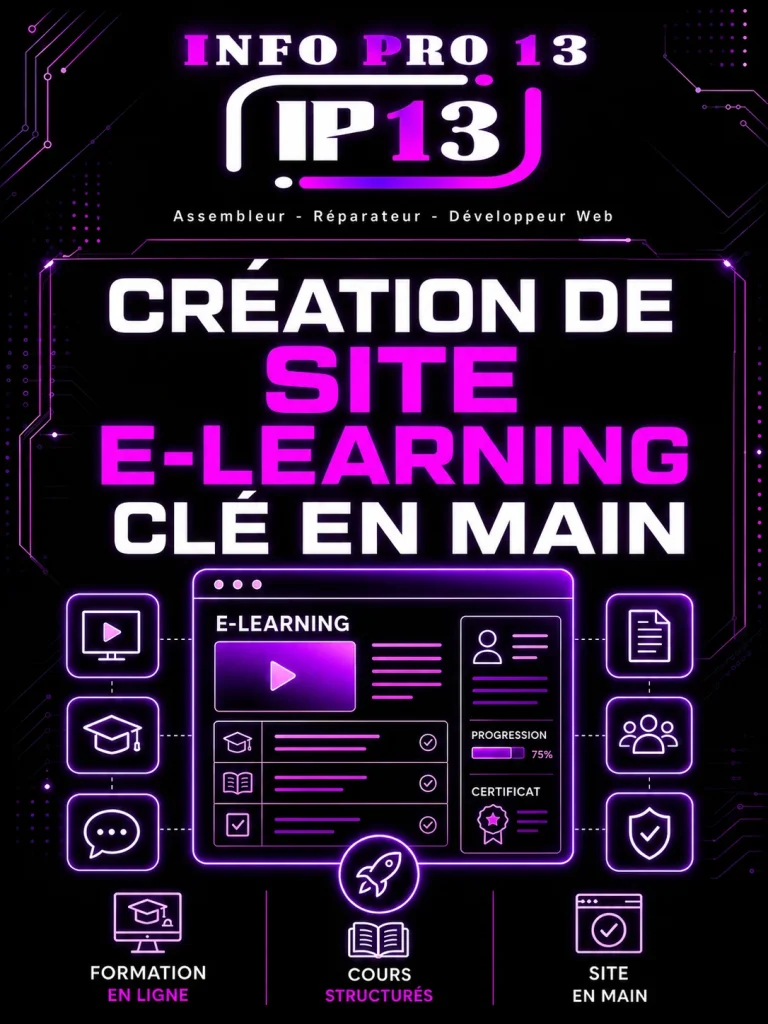 Création de site e-learning clé en main