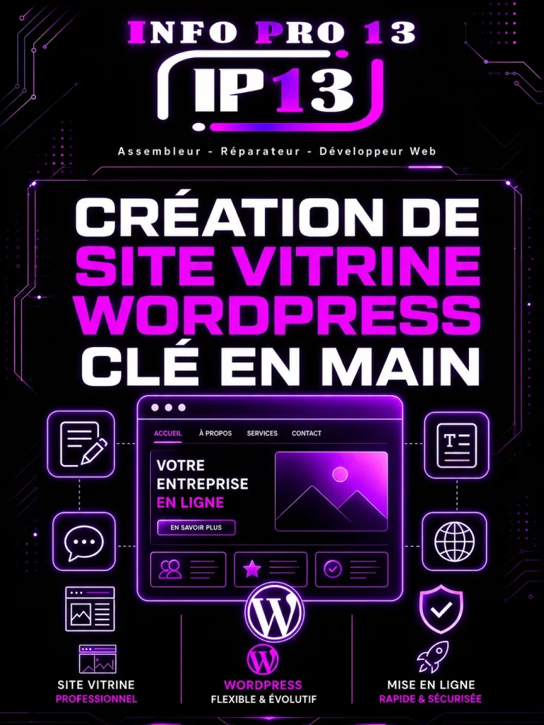 Création de site vitrine WordPress clé en main