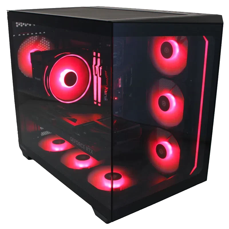 Crystal Storm – PC Gamer RTX 5070 Aquarium