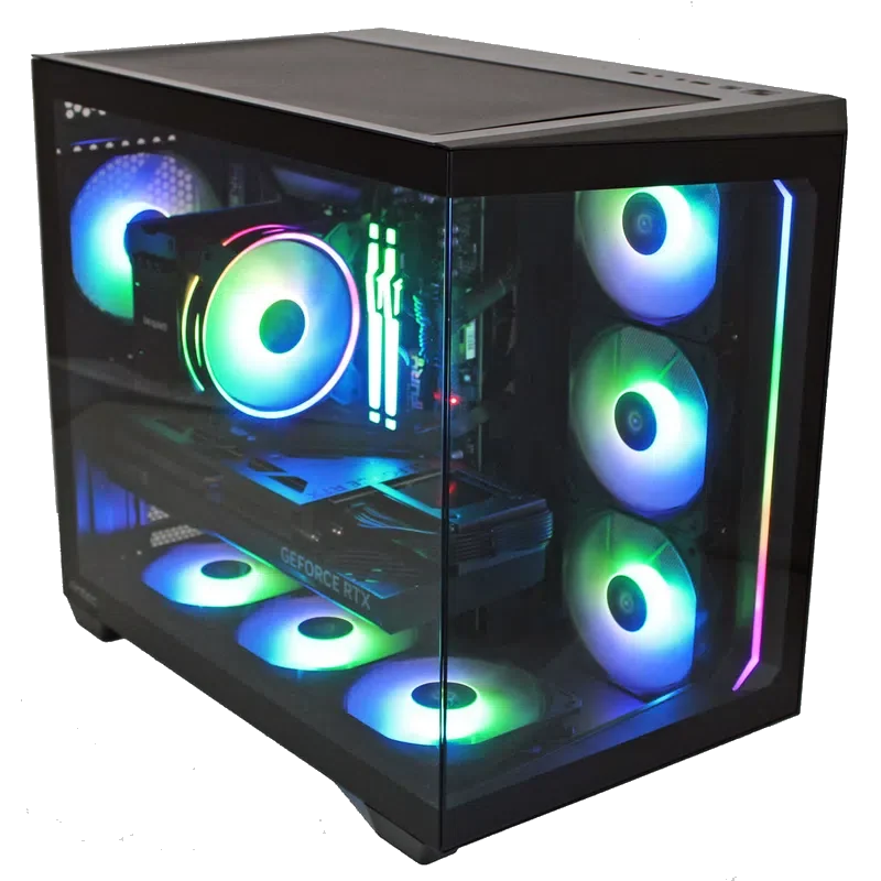 Crystal Titan – PC Gamer RTX 5080 Aquarium