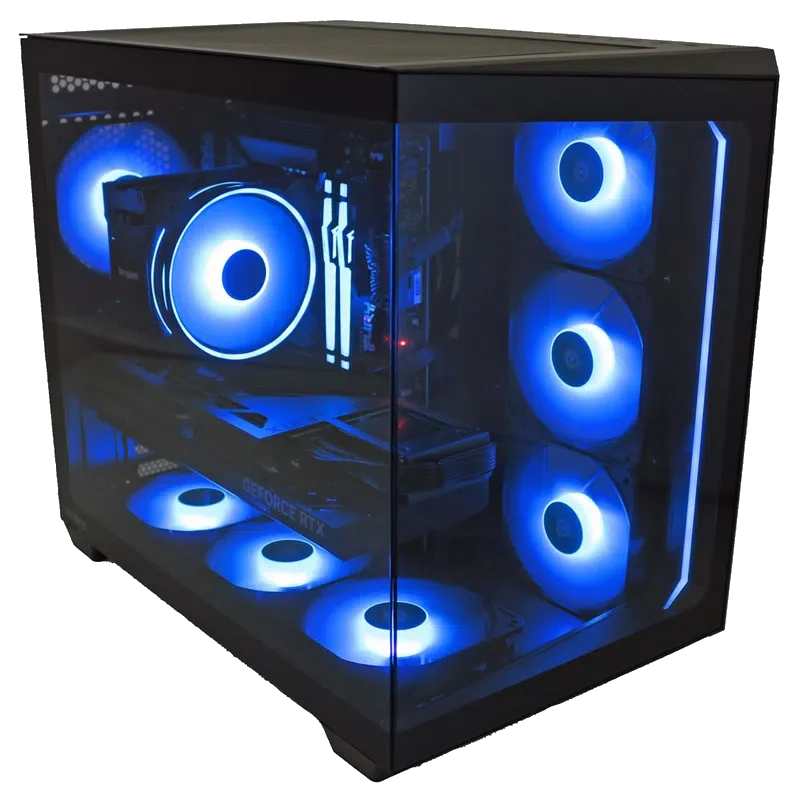 Crystal Storm – PC Gamer RTX 5070 Aquarium