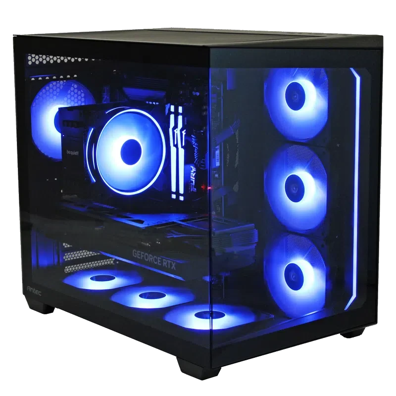 Crystal Titan – PC Gamer RTX 5080 Aquarium