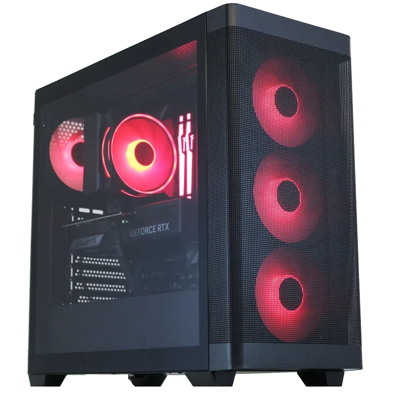 Neon Fury – PC Gamer RTX 5060 Ti RGB