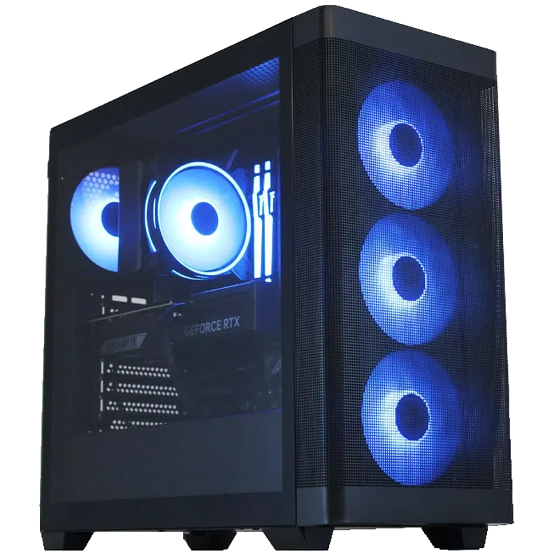 Neon Fury – PC Gamer RTX 5060 Ti RGB