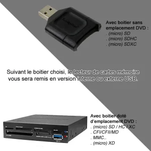 Lecteur de cartes SD externe USB 3.0