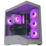 Aqua Fury White – PC Gamer RTX 5070 Aquarium Blanc